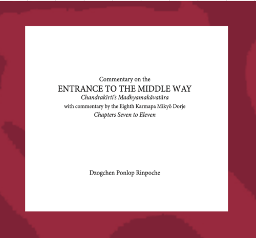 Commentary on the Entrance to the Middle Way (Madhyamakāvatāra): Chapters Seven to Eleven