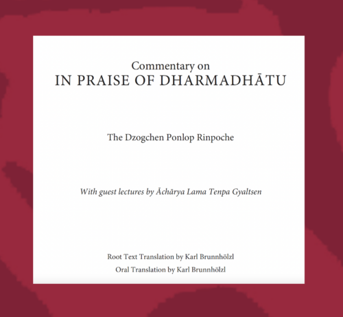 Commentary on In Praise of Dharmadhātu (Dharmadhātustava)